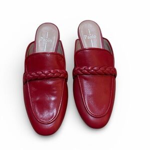 Paolo Cherry Slip-On Loafers